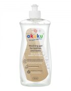Akuku Detergent gel pentru biberoanetetine si jucarii 500 mlph neutruhipoalergenicfara parfum97 ingrediente naturale