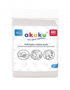 Akuku Dischete din bumbac Soft 60 bucati