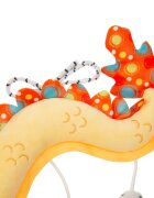 Akuku Jucarie de plus spirala senzoriala Dragonul Peek-a-Boo pentru caruciorpatutscoica autocu oglinda si zornaitoaredimensiune 30x25 cm