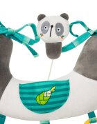 Akuku Jucarie senzoriala din plus Panda pentru caruciorpatutscaun autocu oglinda si zornaitoaredimensiune 30x25 cm