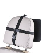Akuku Oglinda auto pentru supravehere copii 248 x 18 cm curelele solide reglabile reglarea unghiului de vizualizare la 360grade
