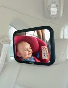 Akuku Oglinda auto pentru supravehere copii 248 x 18 cm curelele solide reglabile reglarea unghiului de vizualizare la 360grade