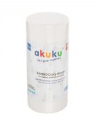 Akuku Pachet 100 servetele uscate din fibre bambus 18x25cmmultifunctionale 2in1 ambalare in rolautilizare uscate sau posibilitate de a face servetele umede