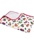 Akuku Paturica impermeabila pentru schimbat scutece 50x70cm Cars suprafata din bumbac terry