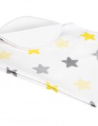 Akuku Paturica impermeabila pentru schimbat scutece 50x70cm Stars suprafata din bumbac terry