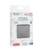 Akuku Pernuta cu samburi de cirese 13 x 16 cm gri