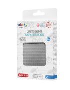 Akuku Pernuta cu samburi de cirese 13 x 16 cm gri