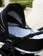 Akuku Plasa insecte pentru carucior sportlandou Black universalaprevazuta cu elastic roata