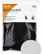 Akuku Plasa insecte pentru carucior sportlandou Black universalaprevazuta cu elastic roata