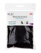 Akuku Plasa insecte pentru carucior sportlandou Black universalaprevazuta cu elastic roata