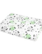 Akuku Salteluta impermeabila pentru schimbat scutece 55x70 cm Grey-Mint Owls
