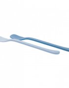 Akuku Set 2 lingurite pentru bebelusi First Blueforma specialamateriale sigure fara BPAmaner confortabil