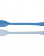 Akuku Set 2 lingurite pentru bebelusi First Blueforma specialamateriale sigure fara BPAmaner confortabil