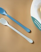 Akuku Set 2 lingurite pentru bebelusi First Blueforma specialamateriale sigure fara BPAmaner confortabil