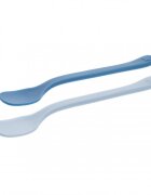 Akuku Set 2 lingurite pentru bebelusi First Blueforma specialamateriale sigure fara BPAmaner confortabil