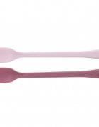 Akuku Set 2 lingurite pentru bebelusi First Pinkforma specialamateriale sigure fara BPAmaner confortabil