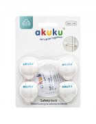 Akuku Set 2 sigurante multifunctionale Safety lock alb