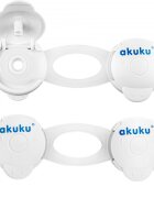 Akuku Set 2 sigurante multifunctionale Safety lock alb