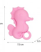 Akuku Set 4 jucarii de baie animale marine din silicon moalebaza detasabila culori pastel forme rotunjite fabricate din materiale sigure nu contin bisfenol A