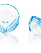 Akuku Set 4 sigurante rotunde pentru colturi transparent