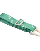 Akuku Sticla de apa pentru copii Verde cu pai utilizare gradinitascoala sistem dublu de utilizare material tritan capacitate 480ml prevazuta cu maner si curea transport inchidere de siguranta