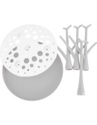 Akuku Suport universal pentru uscare biberoane si accesorii din plastic ABS sigurpentru toate tipurile de sticlecapacitate 8 sticle cu accesoriitavita pentru retinerea apei
