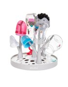 Akuku Suport universal pentru uscare biberoane si accesorii din plastic ABS sigurpentru toate tipurile de sticlecapacitate 8 sticle cu accesoriitavita pentru retinerea apei