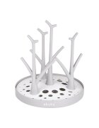Akuku Suport universal pentru uscare biberoane si accesorii din plastic ABS sigurpentru toate tipurile de sticlecapacitate 8 sticle cu accesoriitavita pentru retinerea apei