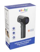 Akuku Termometru cu infrarosu Non contact Black30 de memorii de citireafisaj intuitiv cu ecran LED luminostimp de masurare 1 secundadimensiuni compacteideal pentru sugaricopiiadultidesign compact