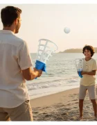 Alldoro Joc de prins mingea cu cupe XXL Catch Ball