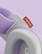 ALPINE Casti antifonice pentru bebelusi si copii pana la 4 ani ofera protectie auditiva Muffy Baby Dawn Purple ALP29765