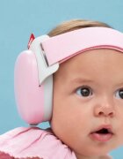 ALPINE Casti antifonice pentru bebelusi si copii pana la 4 ani ofera protectie auditiva Muffy Baby Rose Pink ALP29642