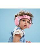 ALPINE Casti antifonice pentru bebelusi si copii pana la 4 ani ofera protectie auditiva Muffy Baby Rose Pink ALP29642
