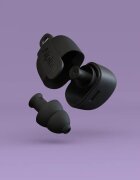 ALPINE Dopuri de urechi cu filtru muzical pentru festivaluri si concerte 3 dimensiuni incluse (SML) protectie zgomote SNR 19dB reutilizabile negre