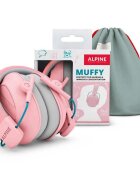 Alpine Muffy Casti antifonice Kids pliabile pentru copii 5-16 ani SNR 25 Pink ALP26481