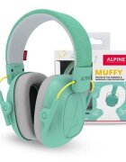 Alpine Muffy Casti antifonice Kids pliabile pentru copii 5-16 ani SNR 25 verde menta ALP26498
