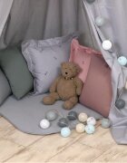 AMY Baldachin suspendat multifunctional pentru copii Pure Grey bumbac 250x320 cm