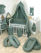 AMY Baldachin suspendat multifunctional pentru copii Pure Salvia bumbac 250x320 cm