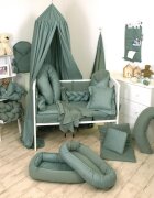 AMY Baldachin suspendat multifunctional pentru copii Pure Salvia bumbac 250x320 cm