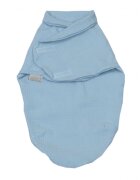 AMY Paturica de infasat din bumbac Baby swaddle Puzzle Muslin Albastru