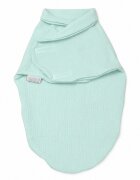 AMY Paturica de infasat din bumbac Baby swaddle Puzzle Muslin menta