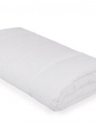 AMY Pilota 135 x 100 cm pentru copii bumbac si umplutura BabySoft alb