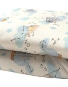 AMY Pilota pentru copii Nature Bamboo by din bambus si umplutura hipoalergenica BabySoft nori calatori