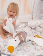 AMY Pilota pentru copii Nature Bamboo by din bambus si umplutura hipoalergenica BabySoft pasari mint
