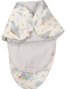 AMY Sistem de infasare Nature Bamboo by din bambus cu umplutura antialergic BabySoft + cadou rucsacel Nori calatori