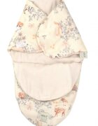 AMY Sistem de infasare Nature Bamboo by din Bambus cu umplutura antialergic BabySoft + Cadou Rucsacel Poiana Stejarilor