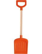 Androni Giocattoli Lopata mare 52 cm cu coada din lemn pentru joaca in nisip