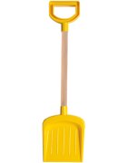 Androni Giocattoli Lopata mare 52 cm cu coada din lemn pentru joaca in nisip