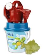 Androni Giocattoli Set jucarii apa si nisip Galetusa cu unelte Recycled