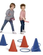APLI Set 6 conuri si 10 inele de jucarie Kids